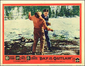 DAY OF THE OUTLAW lobby card #5 from the 1959 movie