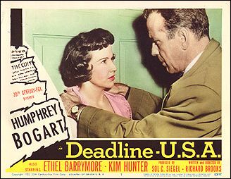 DEADLINE USA #7 from the 1952 movie. Staring Humphrey Bogart