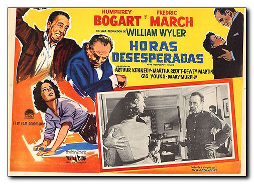 Desperate Hours Humphery Bogart Fredric March Maria Scott Gig Young - Click Image to Close