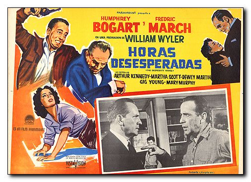 Desperate Hours Humphery Bogart Fredric March Maria Scott Gig Young 3 - Click Image to Close