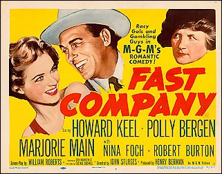 Fast Company Polly Bergen Howard Keel