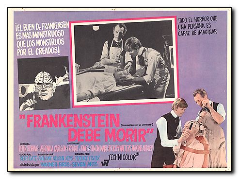Frankenstein Must Be Destroyed PeterCushing Veronica Carlson - Click Image to Close