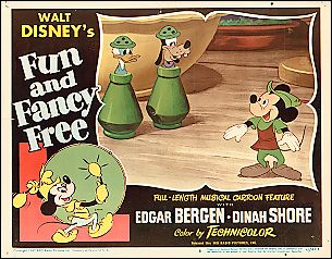Fun and Fancy Free Walt Disney Edgar |Bergen