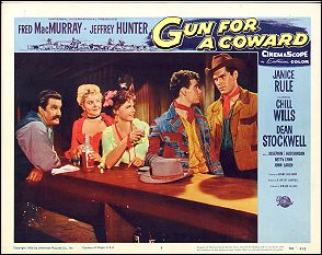 GUN FOR A COWARD FRED MACMURRAY, CHILL WILLS 1956 # 4