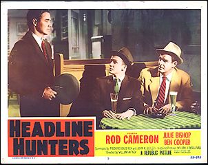 Headline Hunters Rod Cameron 1955 # 5 Crime
