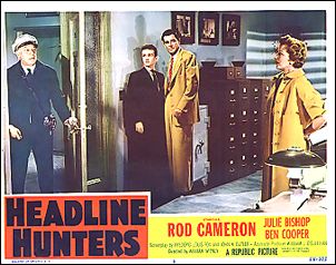 Headline Hunters Rod Cameron 1955 # 6 Crime