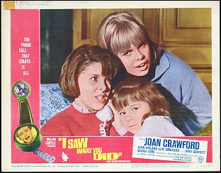 I SAW WHAT YOU DID Joan Crawford 1965 # 1
