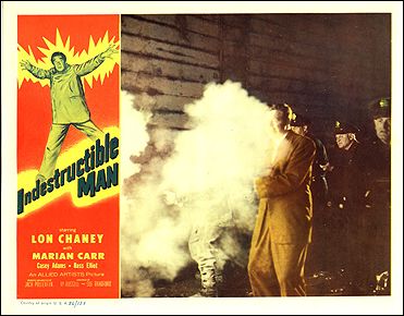 Indestructable Man Lon Chaney Marian Carr Chaney in the smoke