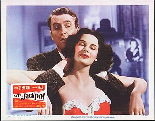 JACKPOT James Stewart, Barbara Hale pictured 1950 # 4
