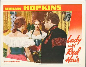 Lady with the Red Hair Miriam Hopkins 1940