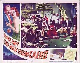 MAN FROM CAIRO, THE GEORGE RAFT GIANNA CANALE # 6 1953