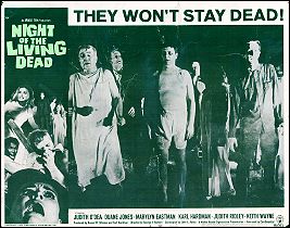 Night of the Living Dead #4 1968 swhows the walking dead