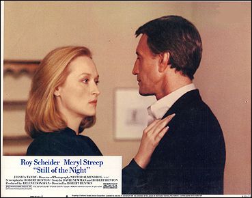 Still of the Night Meryl Streep Roy Scheider