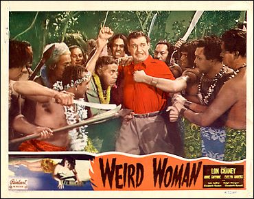 Weird Woman Lon Chaney pictured