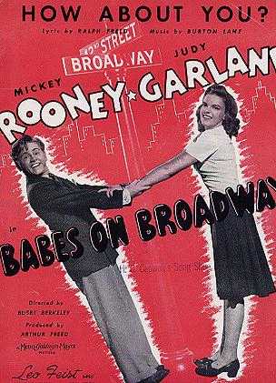Babes on Broadway Mickey Rooney Judy Garland 1941 - Click Image to Close