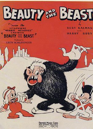 Beauty and the Beast Cartoon 1934 - Click Image to Close