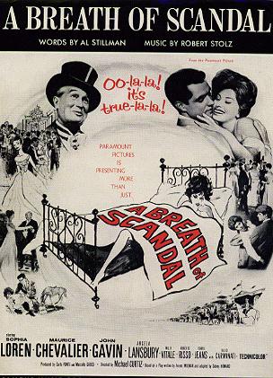 Breath of Scandal Maurice Chevalier Sophia Loren - Click Image to Close