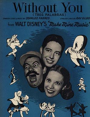 Make Mine Music Walt Disney / RKO part animation 1946