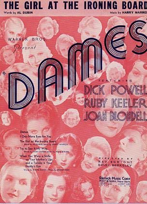 Dames Dick Powell Ruby Keeler 1934 - Click Image to Close