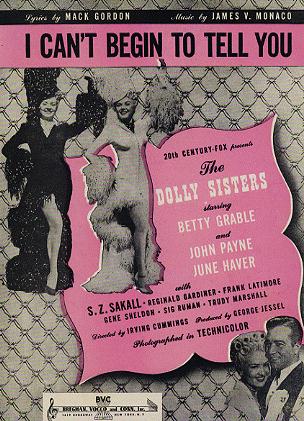 Dolly Sisters Betty Grable John Payne - Click Image to Close
