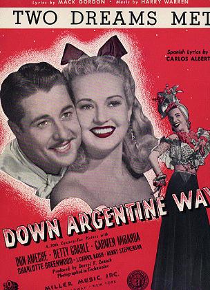 Down Argentine Way Don Ameche Betty Grable 1940 - Click Image to Close