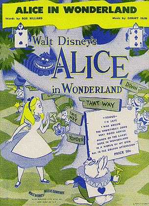 Alice in Wonderland Disney 1951 - Click Image to Close