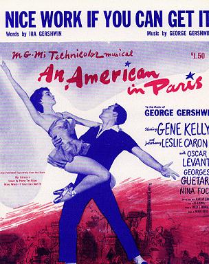 An American in Paris Gene Kelly Leslie Caron 1951 - Click Image to Close