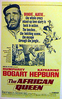 AFRICAN QUEEN Humphry Bogart, Katherine Hepburn - Click Image to Close