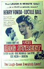BIG STREET Henry Fonda, Lucille Ball