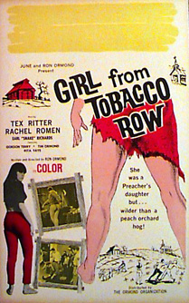 GIRL FROM TOBACCO ROW Tex Ridder