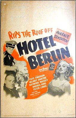 Hotel Berlin Faye Emmerson Helmut Dantine Raymond Massy Peter Lorre