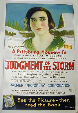 Judgment of the storm Lloyd Hughes 1924 ORIGINAL LINEN BACKED 1SH