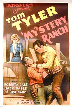 Mystery Ranch Tom Tyler 1934 linen backed