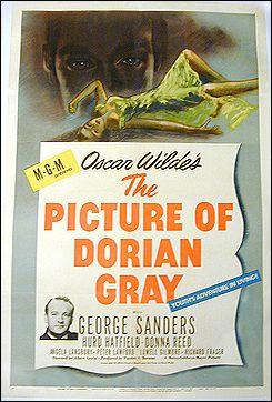 Picture of Dorian Gray 1945 ORIGINAL LINEN BACKED 1SH