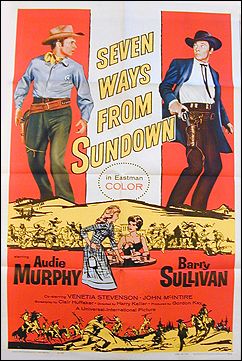 Seven Ways from Sundown Audie Murphey Barry Sulivan