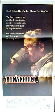 Verdict Paul Newman Australian 13 x 28 1982