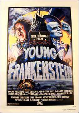 Young Frankenstein Style B 1974 Linen backed