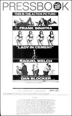 Lady in Cement Frank Sinatra Raquel Welch 3 - Click Image to Close