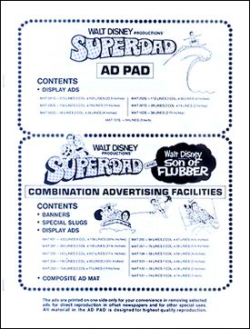 Disney Superdad and Sun of Flubber 1973 - Click Image to Close