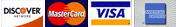 Credit Cards We Accept