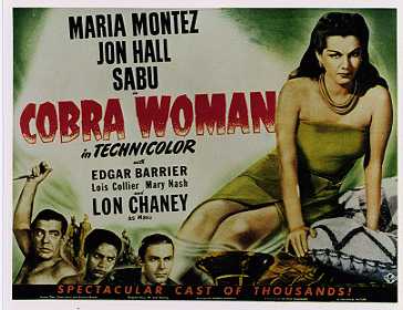 Cobra Woman Maria Montez Horror