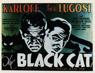Black Cat Boris Karloff Bela Lugosi - Click Image to Close