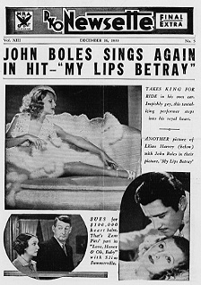 My Lips Betray John Boles