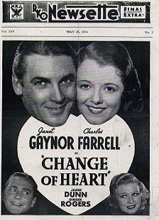 Change of Heart Janet Gaynor Charles Farrell