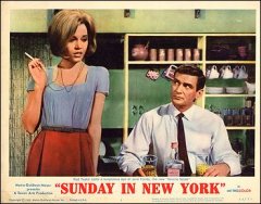 SUNDAY IN NEW YORK JANE FONDA CLIFF ROBERTSON ROD TAYLOR R CULP