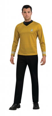 ADULT - STAR TREK Gold Shirt