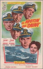 Caine Mutiny Humphrey Bogart Jose Ferrer Van Johnson Fred McMurray