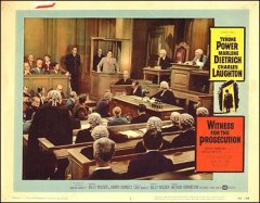 Witness for the Prosecution Marlene Dietrich Charles Laughton Tyrone Power