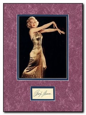 Monroe Marilyn pen autograph museum quality