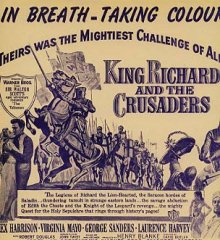 KING RICHARD AND THE CRUSADERS Rex Harrison, George Sanders